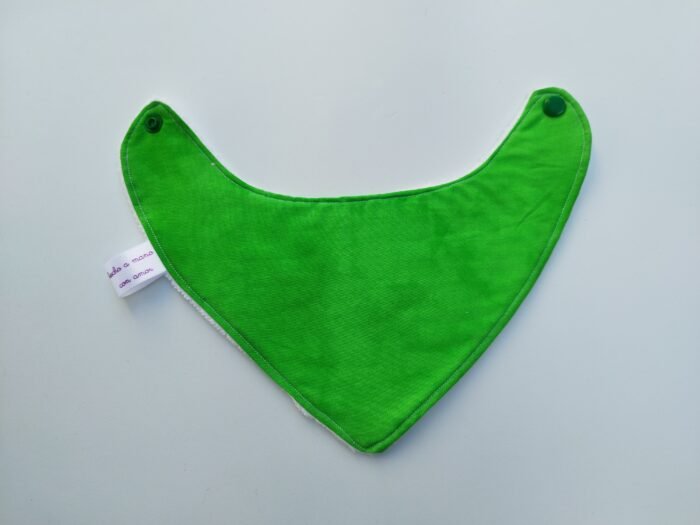Bandana verde, talla 1 (0 a 3 meses) - Imagen 2