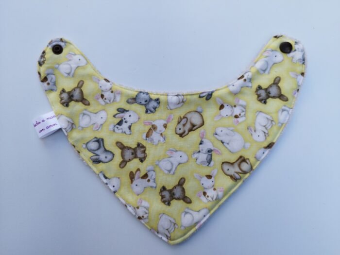 Bandana amarilla, talla 2 (3 a 6 meses) - Imagen 3