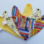 Bandana amarilla, talla 2 (3 a 6 meses)