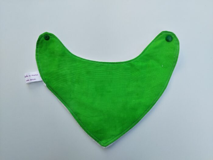 Bandana verde, talla 2 (3 a 6 meses) - Imagen 2