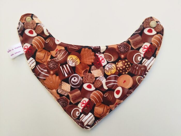 Bandana marrón, talla 2 (3 a 6 meses) - Imagen 4