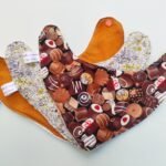 Bandana marrón, talla 2 (3 a 6 meses)