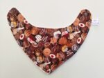 Bandana marrón, talla 3 (6 a 12 meses) - Imagen 2