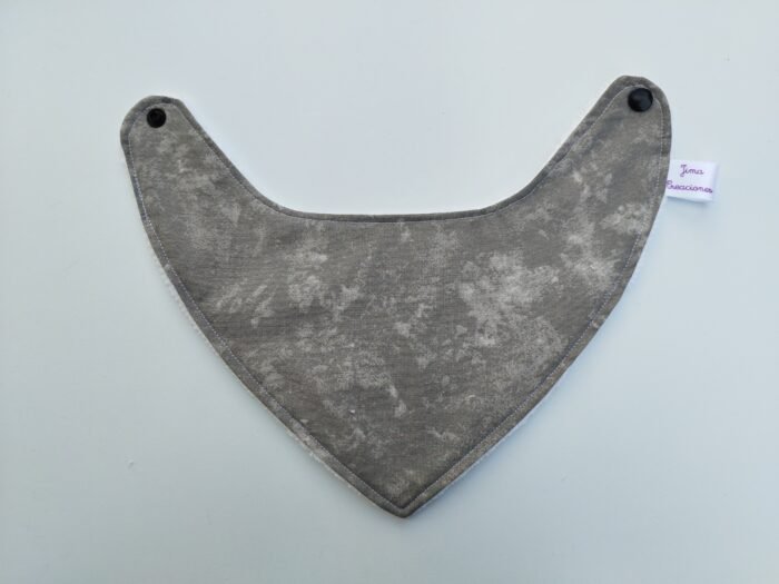 Bandana gris-blanco, talla 3 (6 a 12 meses) - Imagen 4