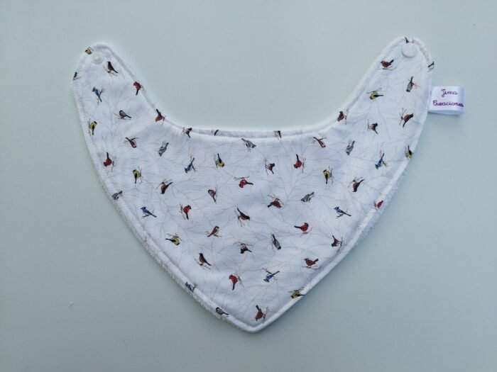 Bandana gris-blanco, talla 3 (6 a 12 meses) - Imagen 3