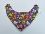 Bandana gris-blanco, talla 3 (6 a 12 meses) - Imagen 2