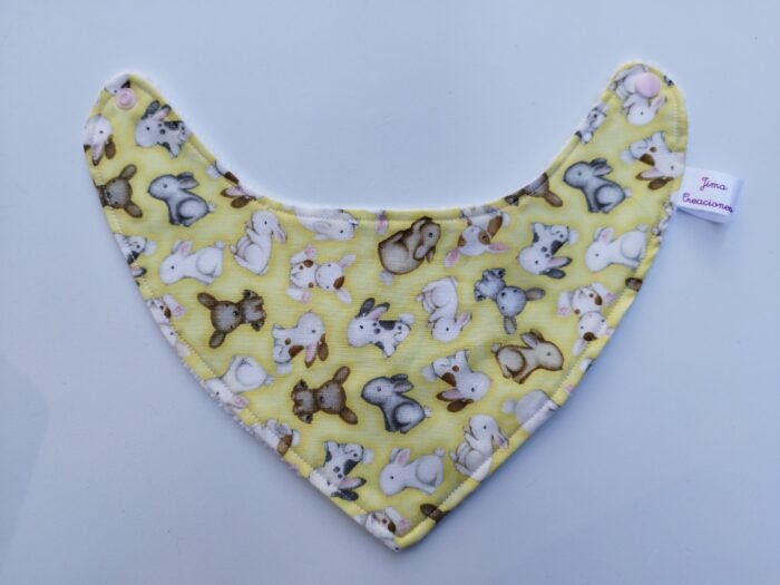 Bandana amarilla, talla 3 (6 a 12 meses) - Imagen 3
