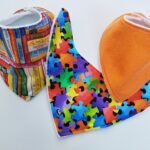 Bandana naranja, talla 3 (6 a 12 meses)