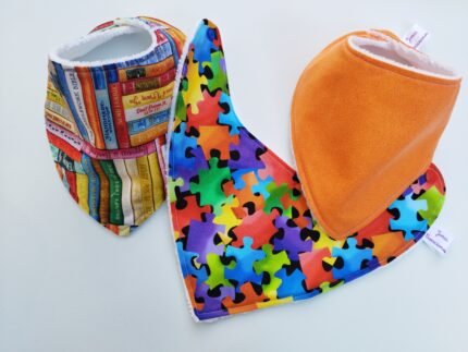 Bandana naranja, talla 3 (6 a 12 meses)