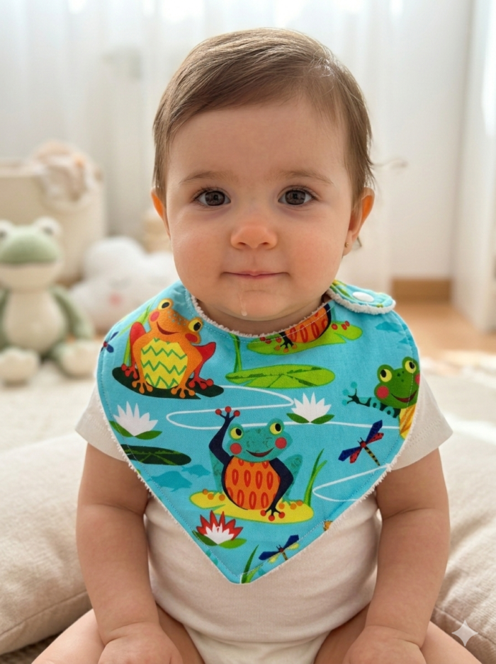 Bandana rosa, talla 2 (3 a 6 meses) - Imagen 6